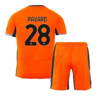 Camiseta Inter Milan Benjamin Pavard #28 Tercera Equipación para niños 2023-24 manga corta (+ pantalones cortos)